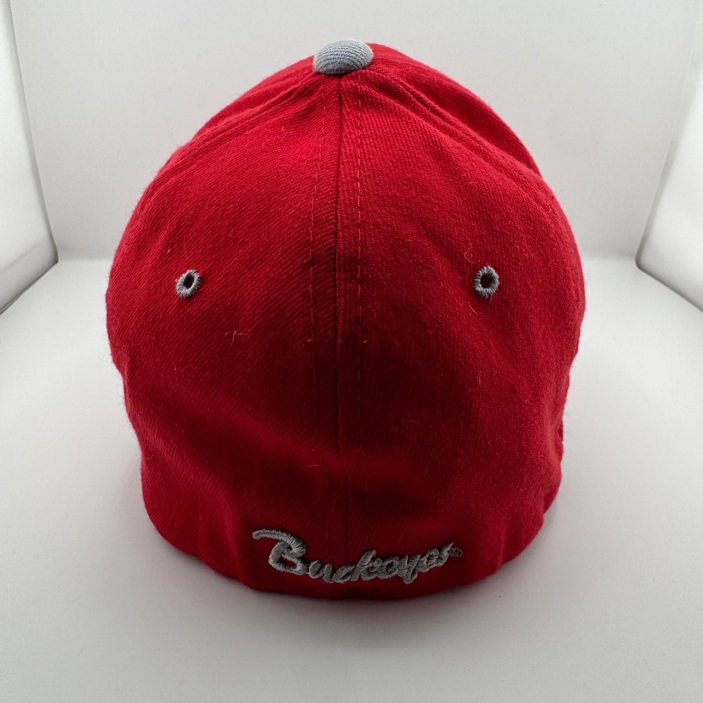 Zephyr Ohio State Buckeyes Hat Unisex Small Red Excellent Z-Fit Stretch Cap - Picture 4 of 7